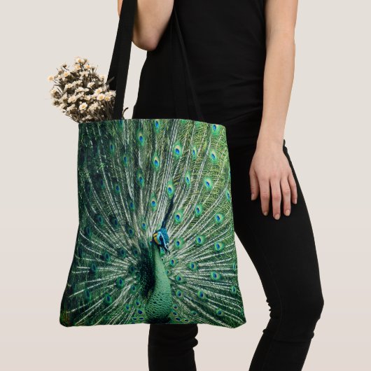 Peacock Strut Tote Bag (Dichtbij)