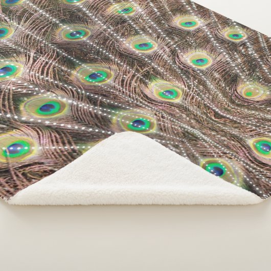 Peacock Style Blanket Large Sherpa Deken (3/4)