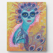 Peacock Sugar Skull Art Fotoplaat (Voorkant)