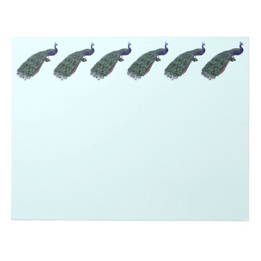  Peacock Swirl Notitieblok (Voorkant)