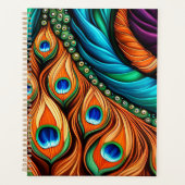 Peacock Swirl Planner (Voorkant)