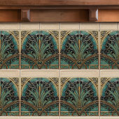 Peacock Symbolisme Belle Epoque Art Deco Tegeltje