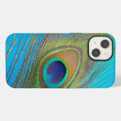 Peacock Tail Feather iPhone Hoesje (Achterkant horizontaal)