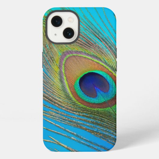 Peacock Tail Feather iPhone Hoesje (Achterkant)