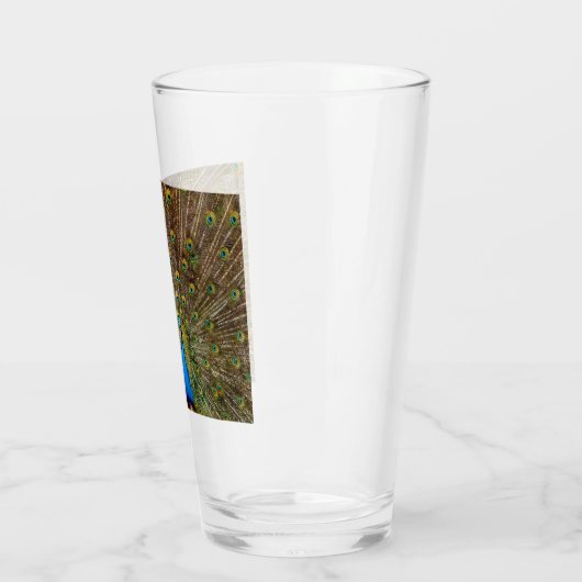 Peacock Tail Feathers Glas (Links)