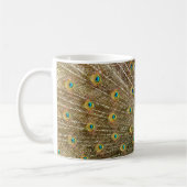 Peacock Tail Feathers Koffiemok (Links)