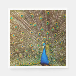 Peacock Tail Feathers Servet