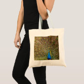 Peacock Tail Feathers Tote Bag (Voorkant (product))