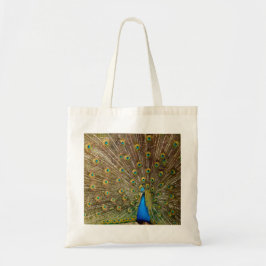 Peacock Tail Feathers Tote Bag