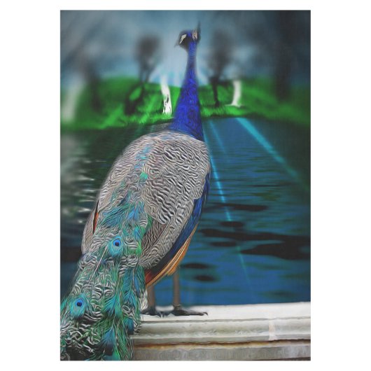 Peacock Tail Tafelkleed (Voorkant)