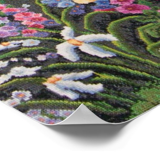 Peacock Tapestry 010110 009 Poster (Hoek)