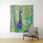 Peacock - Tapestry, Wall Art Wandkleed (In situ)