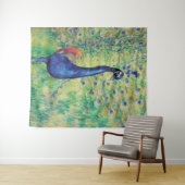Peacock - Tapestry, Wall Art Wandkleed (In Situ (horizontaal))