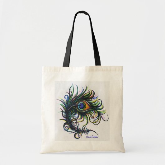 Peacock-Tas Tote Bag (Voorkant)