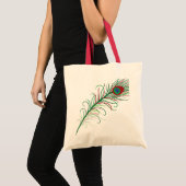 Peacock-Tas Tote Bag (Voorkant (product))