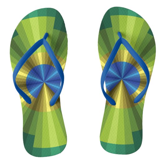 Peacock-Teenslippers Teenslippers (Voetbed)