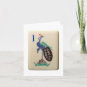 Peacock-tegelkaart Kaart (Voorkant)