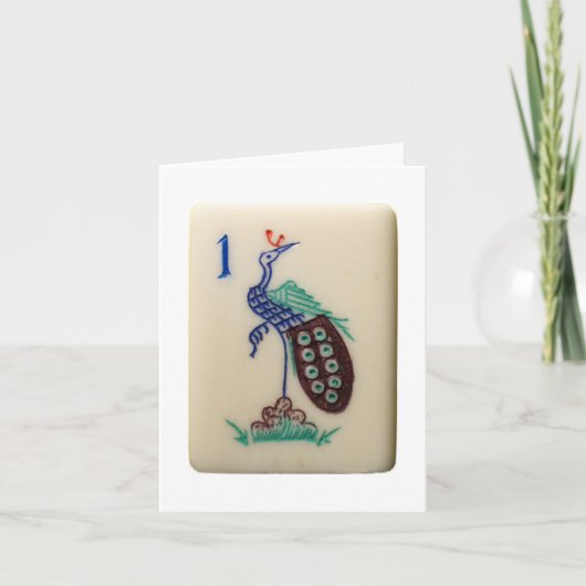 Peacock-tegelkaart Kaart (Voorkant)