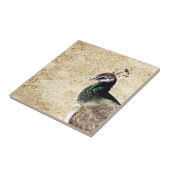 Peacock Tegeltje (Zijkant)
