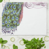  Peacock Theedoek (Gevouwen)