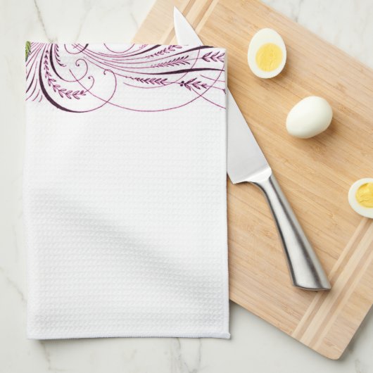  Peacock Theedoek (Quarter Fold)