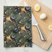 Peacock Theedoek (Quarter Fold)