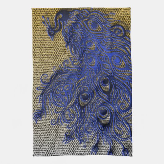 Peacock Theedoek (Verticaal)