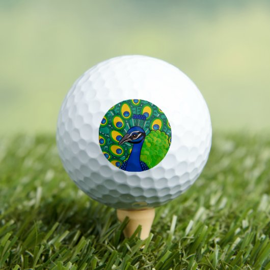 Peacock Thgerespecteerd Golf Ball Golfballen (Insitu Shirt)