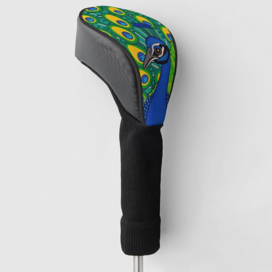 Peacock ThRapport Golf Driver Hoesje Golfheadcover (Schuin)