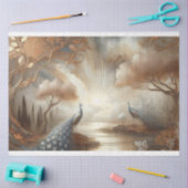 Peacock Tissue Paper Decoupage Gift Wrapping Tissuepapier (Craft)