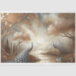 Peacock Tissue Paper Decoupage Gift Wrapping Tissuepapier