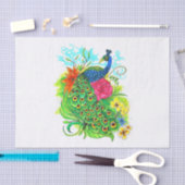 Peacock Tissuepapier (Craft)