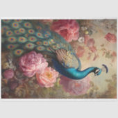  Peacock Tissuepapier (Voorkant)