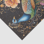 Peacock Tissuepapier (Detail)