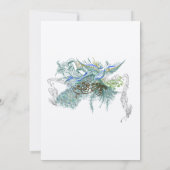 Peacock  Tortelduifjes Kaart (Achterkant)