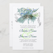 Peacock  Tortelduifjes Kaart (Voorkant / Achterkant)