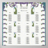 Peacock  Tortelduifjes Poster (Voorkant)