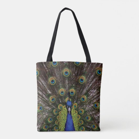 Peacock Tote Bag (Achterkant)