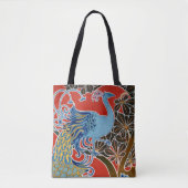 Peacock Tote Bag (Voorkant)