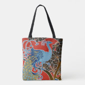 Peacock Tote Bag (Achterkant)