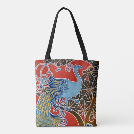 Peacock Tote Bag (Achterkant)