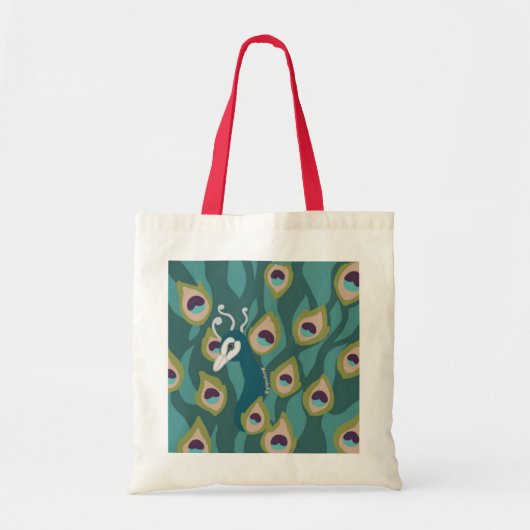 Peacock Tote Bag (Voorkant)