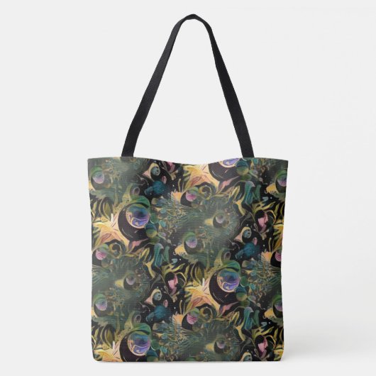Peacock Tote Bag (Achterkant)
