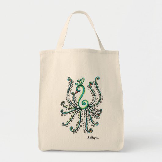  Peacock Tote Bag (Voorkant)