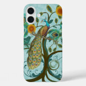 Peacock Tree Birdcage Damask iTouch Hoesje (Achterkant)
