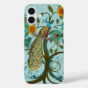 Peacock Tree Birdcage Damask iTouch Hoesje