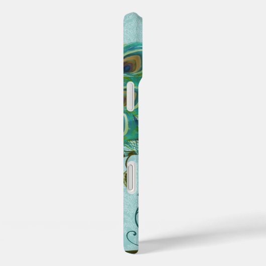 Peacock Tree Birdcage Damask iTouch Hoesje (Achterkant / Rechts)