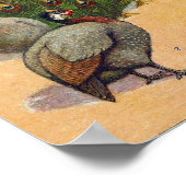 Peacock, Turkije, Guinee Poster (Hoek)