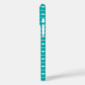 Peacock Turquoise Arrows Pattern Case-Mate iPhone Case (Achterkant / Links)