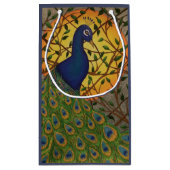 Peacock van de nacht klein cadeauzakje (Achterkant)